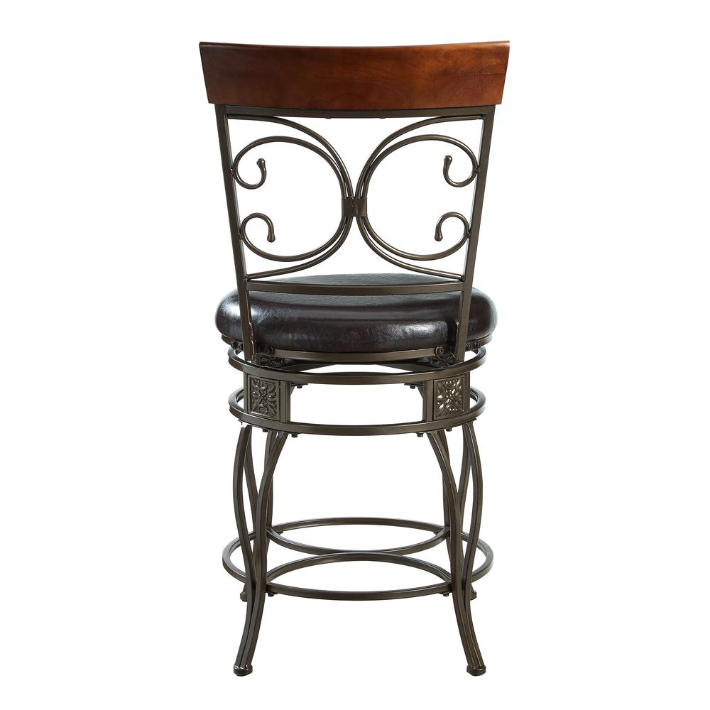 Big and Tall Back to Back Scroll Counter Stool. Picture 2