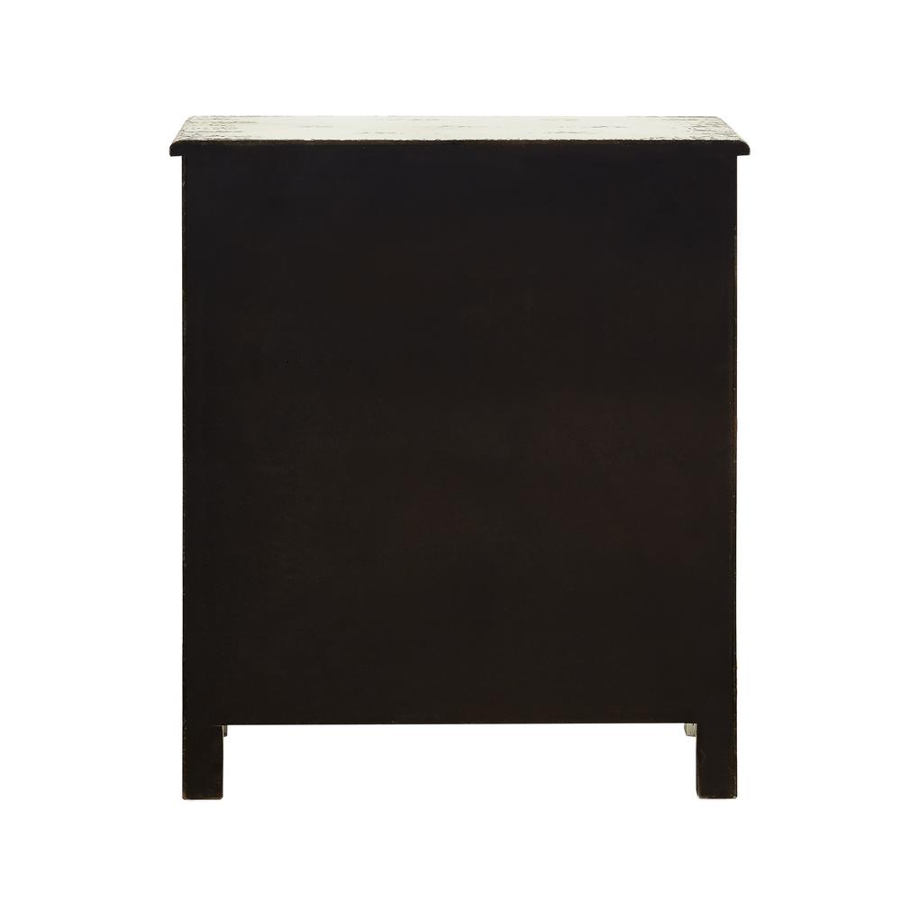 Parcel Antiqued White 2-Door, 2-Drawer Console. Picture 4