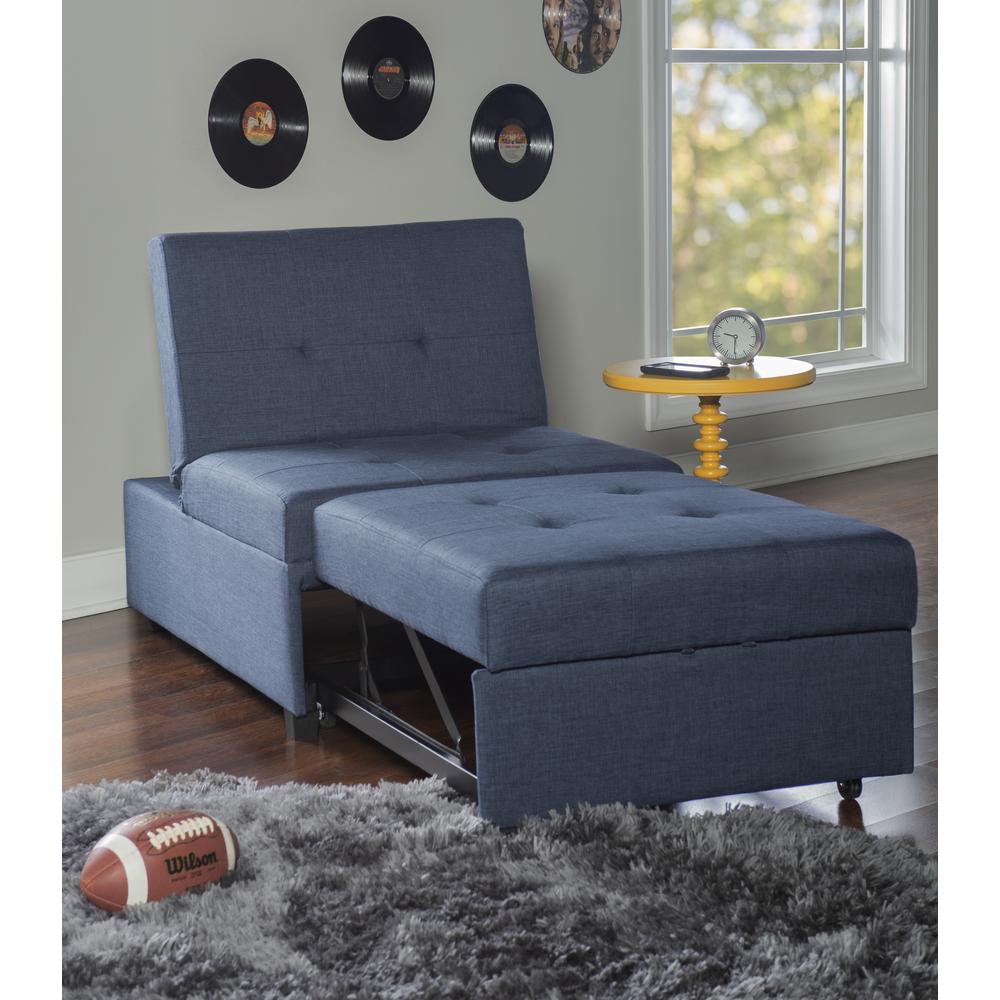 Boone Sofa Bed Blue. Picture 8