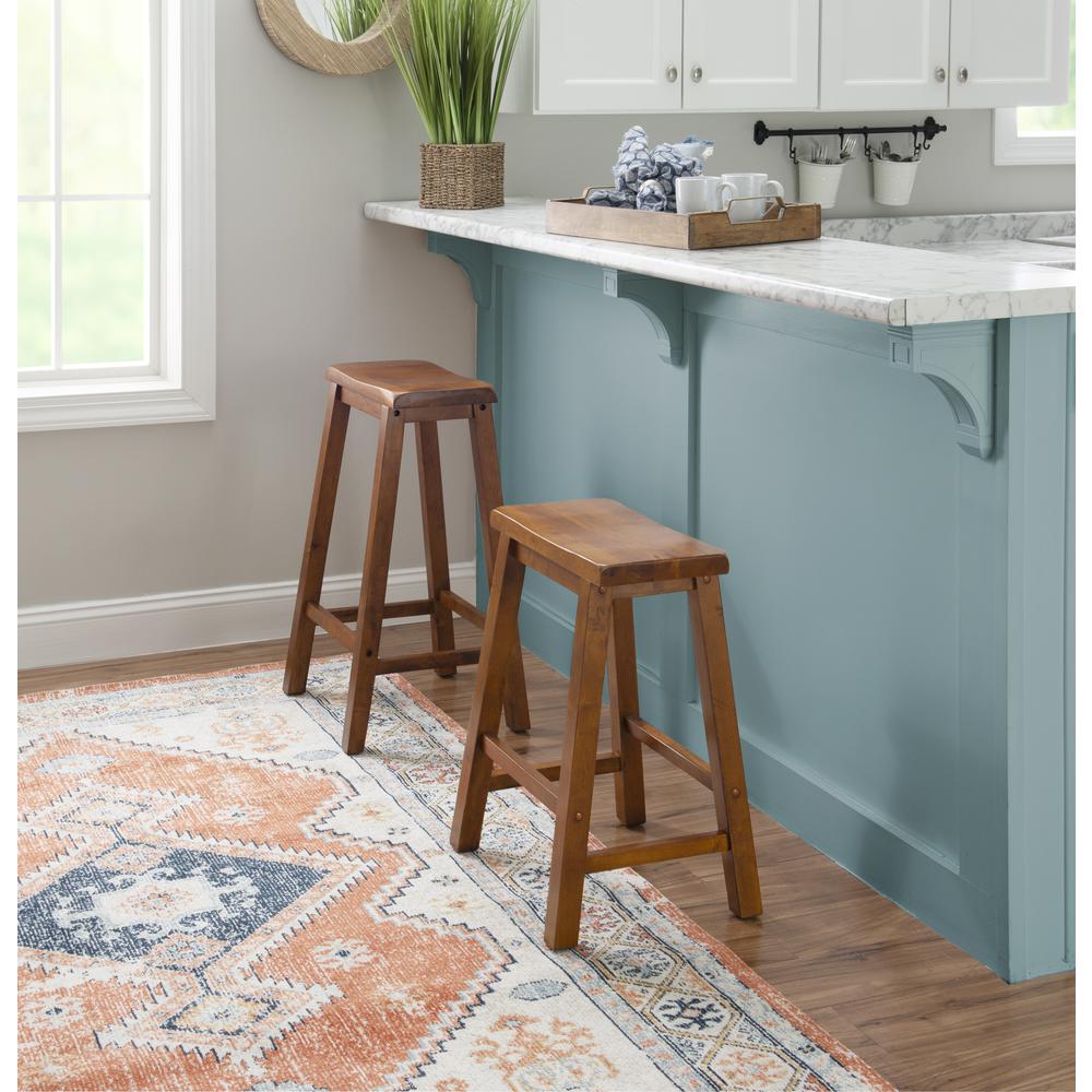 "Honey Brown" Bar Stool, 29" Seat Height - overpacked. Picture 6