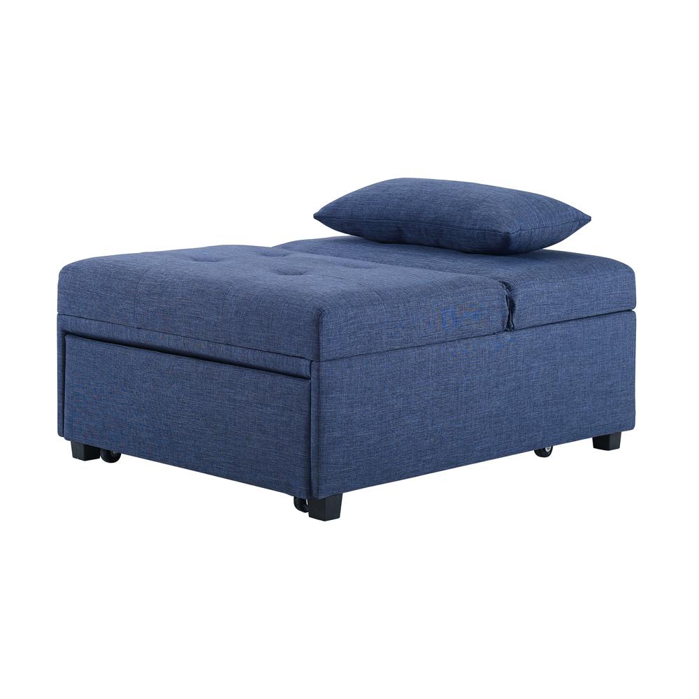 Boone Sofa Bed Blue. Picture 4