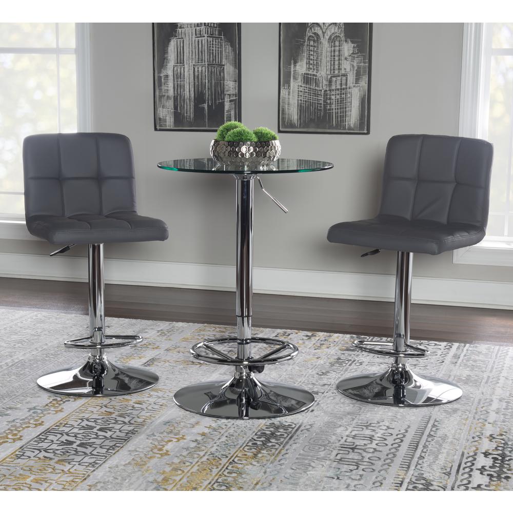 Clayton Barstool Grey. Picture 5