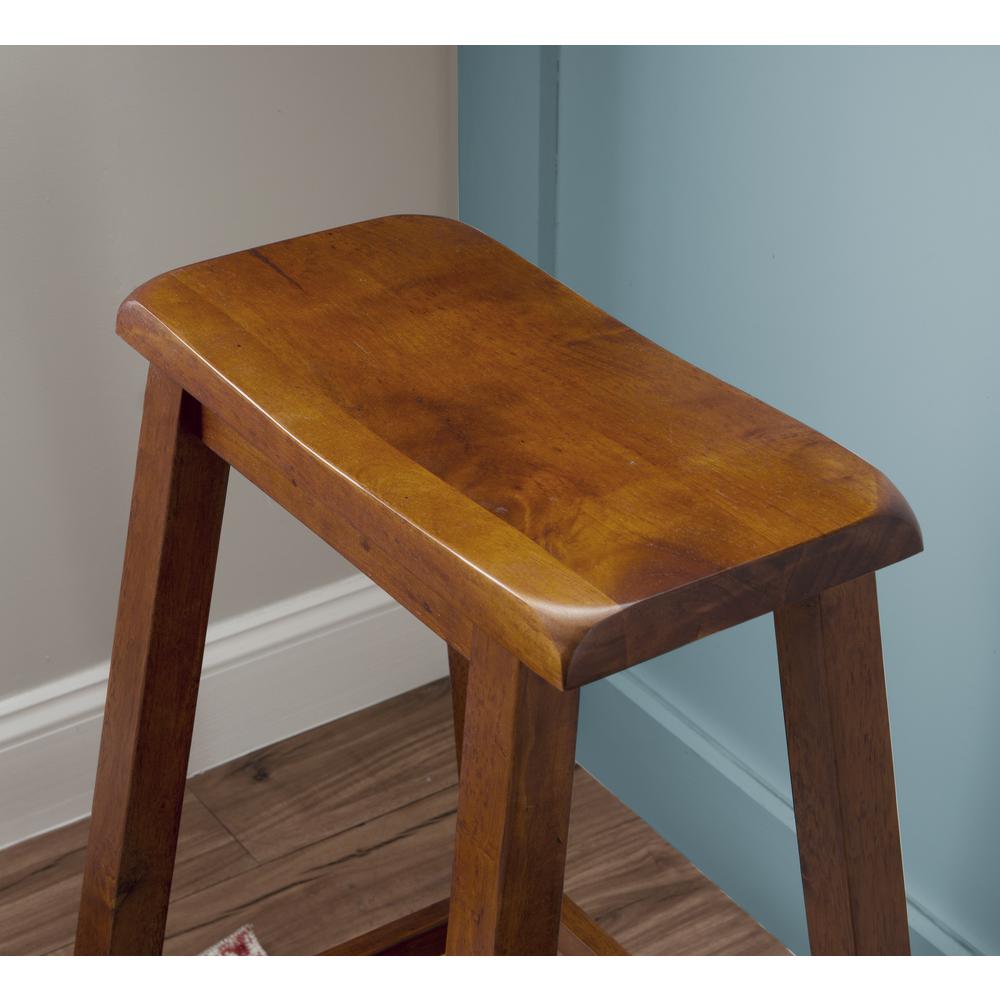 "Honey Brown" Bar Stool, 29" Seat Height - overpacked. Picture 7