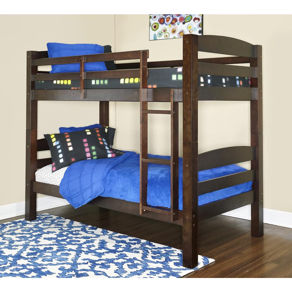 Levi Bunk Bed Espresso. Picture 1