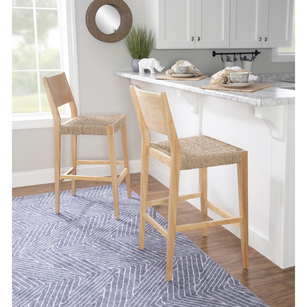 Cadence Barstool Natural Set Of 2. Picture 7