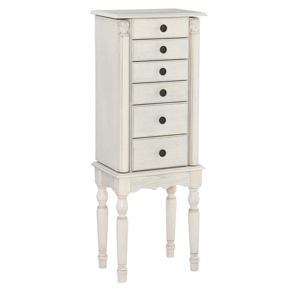 Imogen Jewelry Armoire  Off White. Picture 1