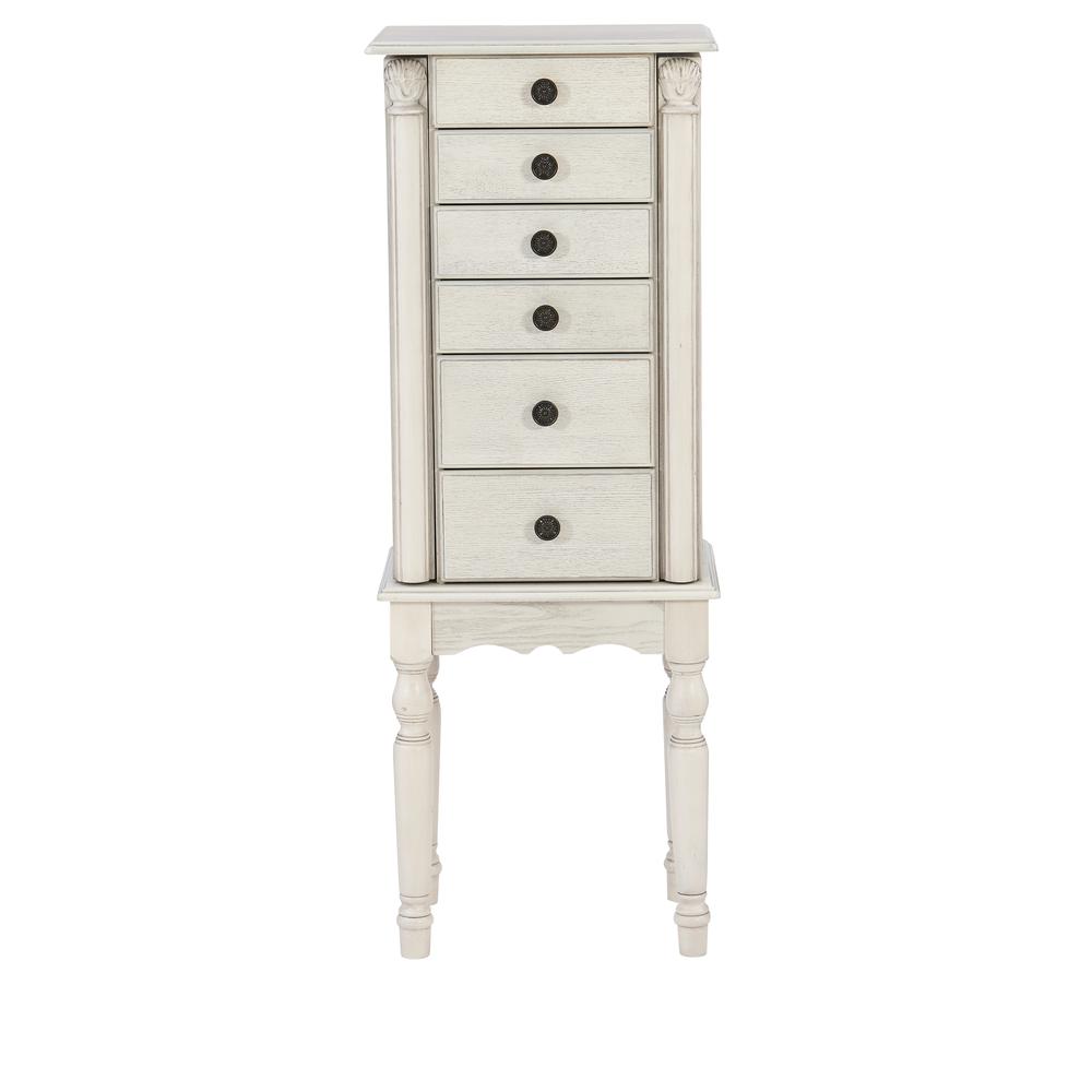 Imogen Jewelry Armoire  Off White. Picture 2