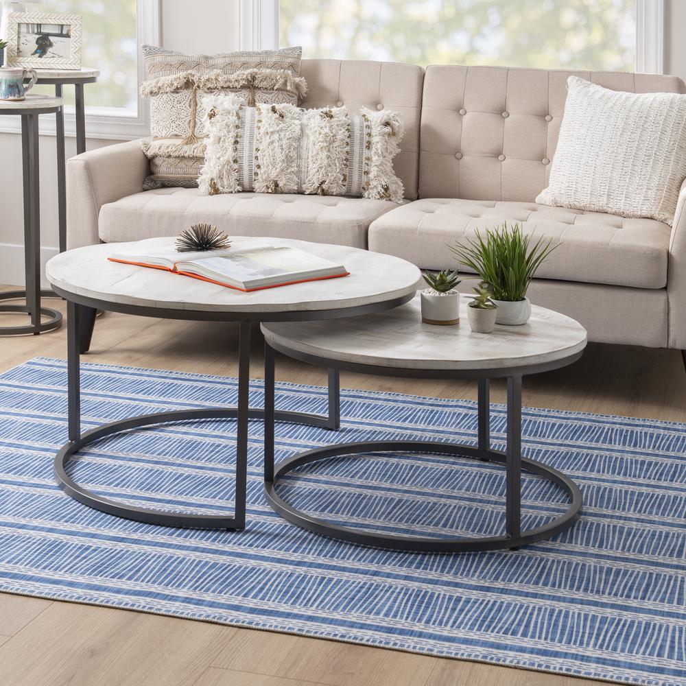 Weston Nesting Tables White. Picture 9