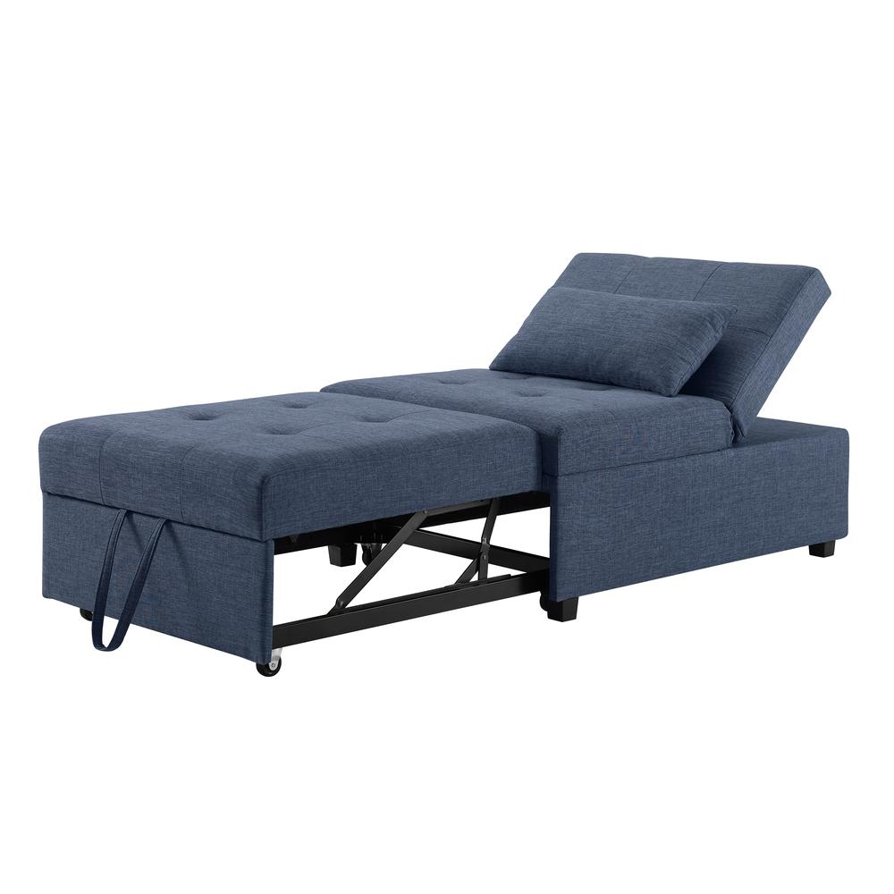 Boone Sofa Bed Blue. Picture 5