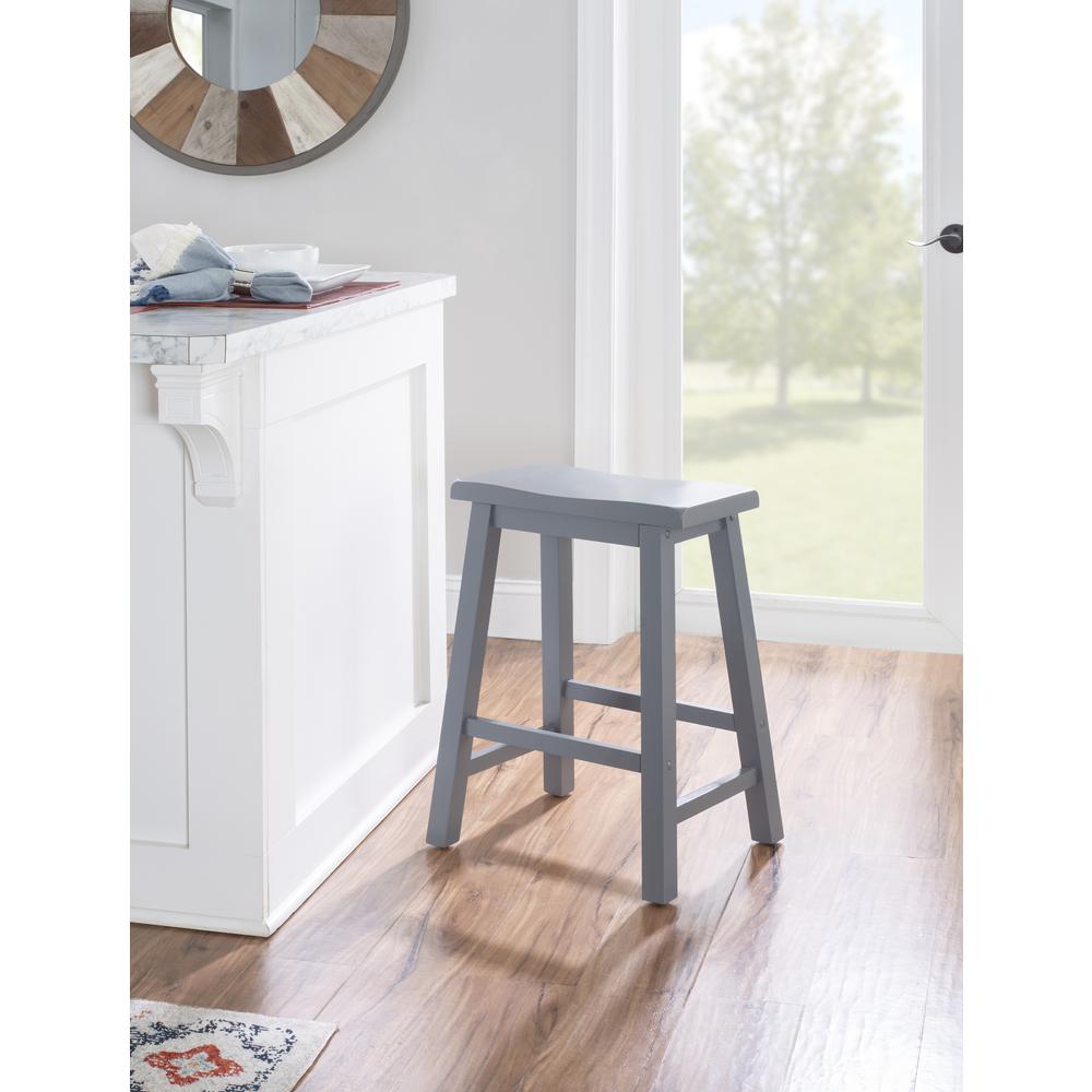 Logan Counter Stool Grey. Picture 4