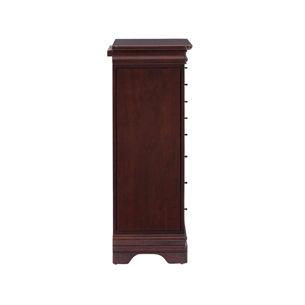 Louis Philippe Marquis Cherry Jewelry Armoire. Picture 4