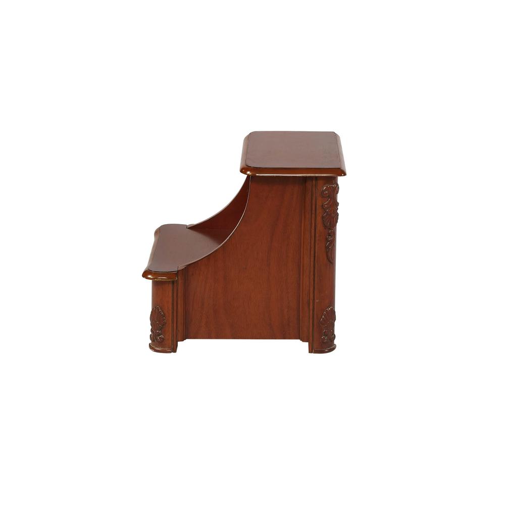 Woodbury Mahogany Bed Steps with Storage. Picture 3