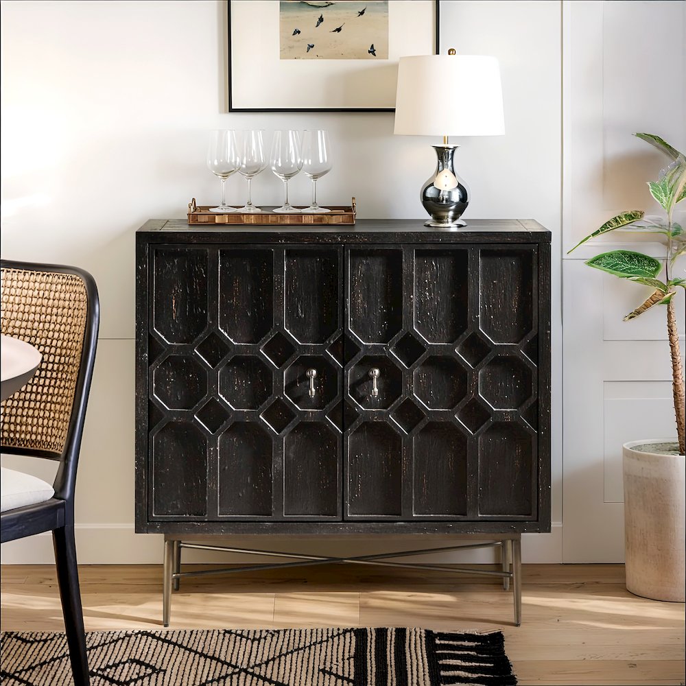 2 Doors Accent Cabinet. Picture 6