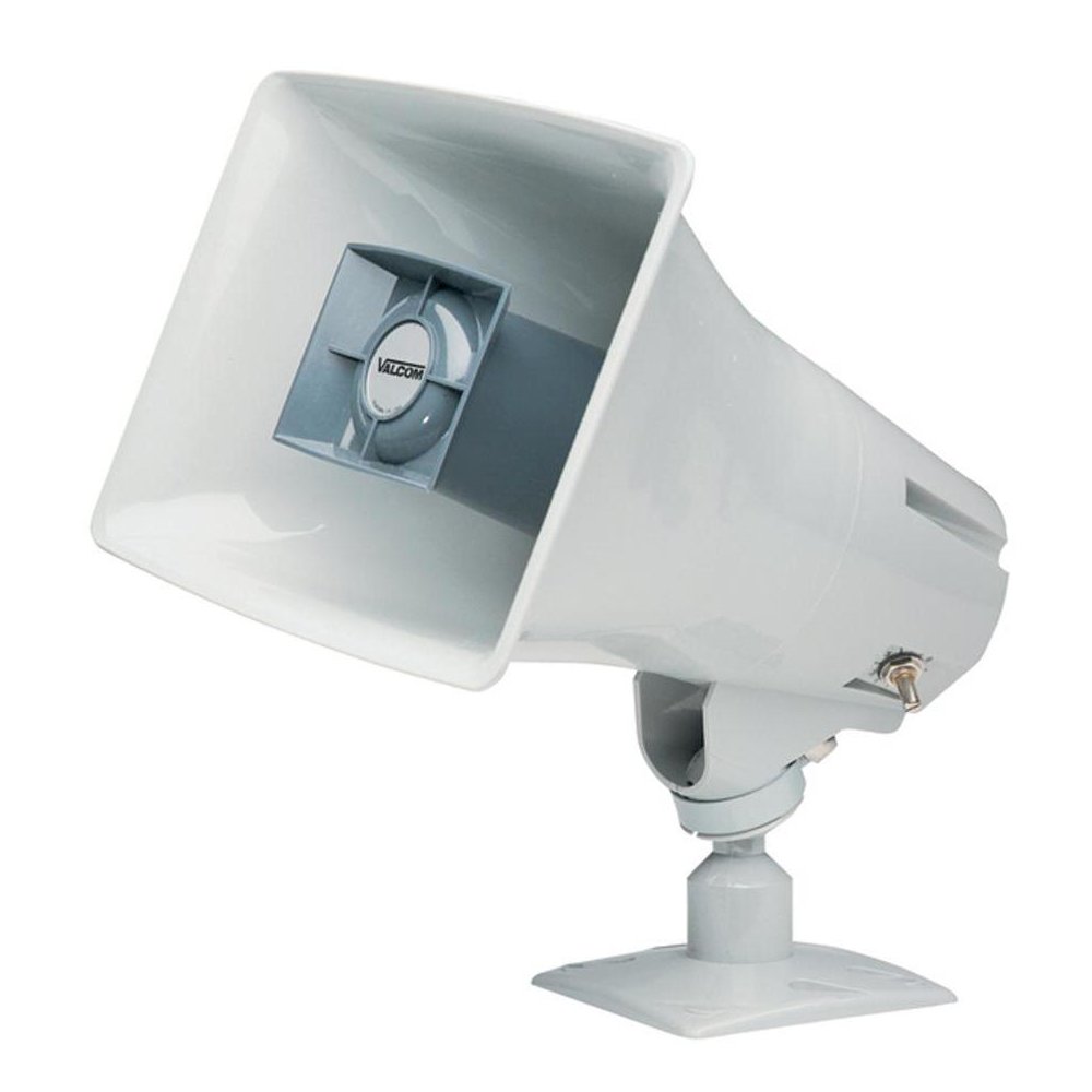5 Watt 1 Way Paging Horn - Gray. Picture 1