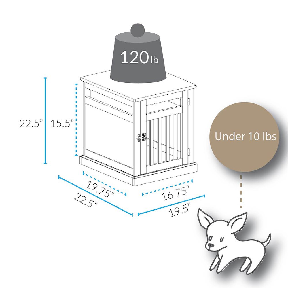 Chappy Pet Crate with Wood Slats. Picture 11