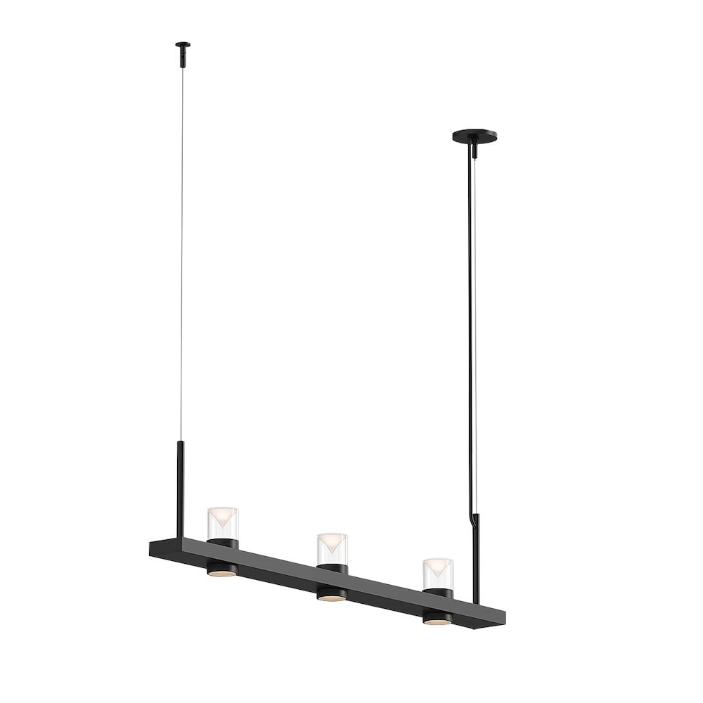Intervals Pendant, Satin Black. Picture 1