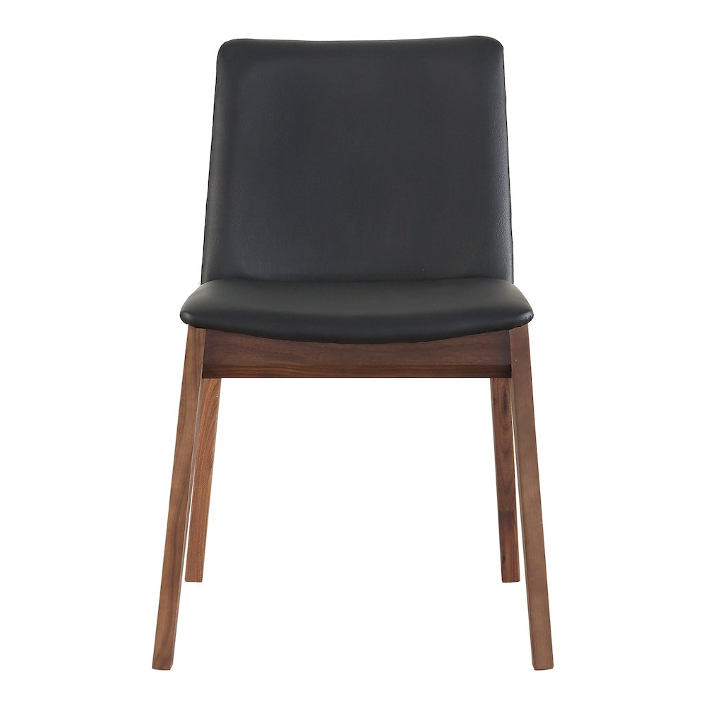 Deco Dining Chair Ebony PVC - Set Of Two. Picture 8