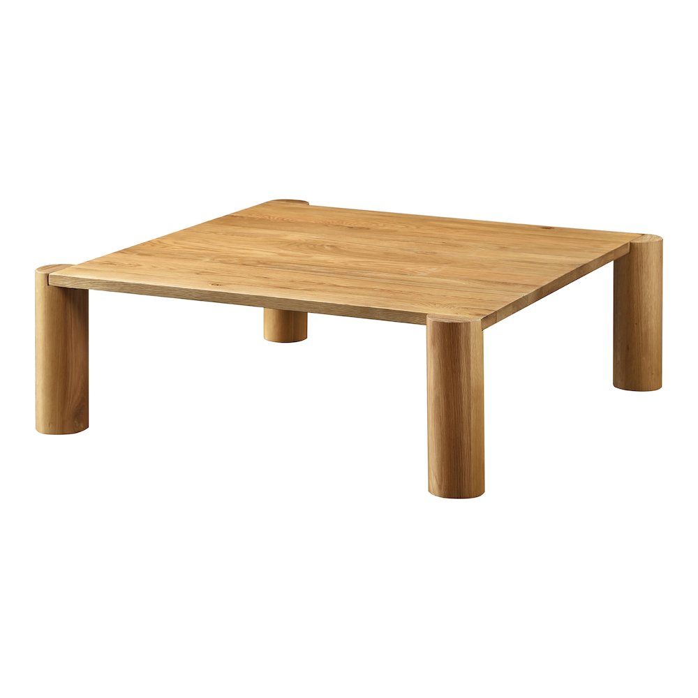 Post Coffee Table White Oak. Picture 11