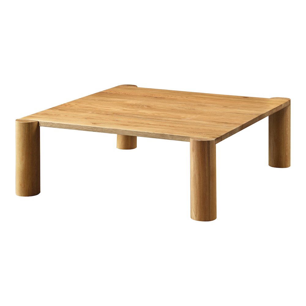 Post Coffee Table White Oak. Picture 12
