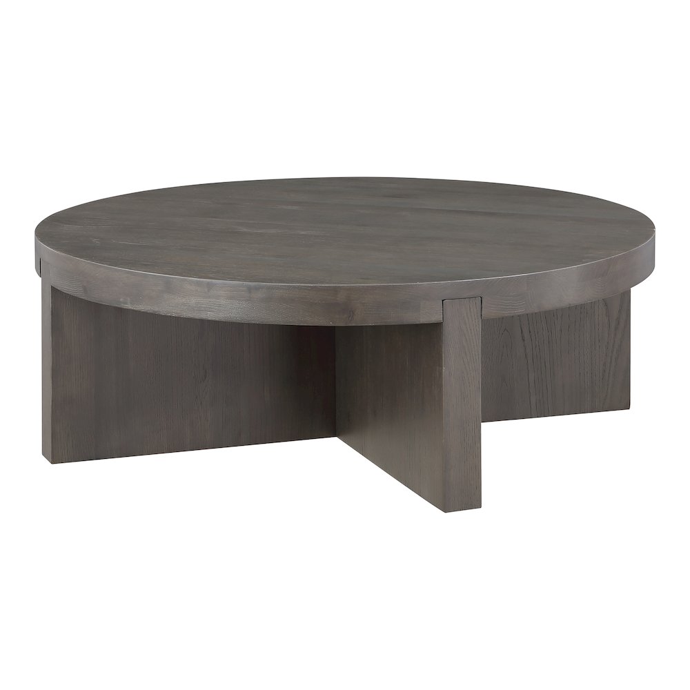 Folke Round Coffee Table Dark Brown. Picture 7