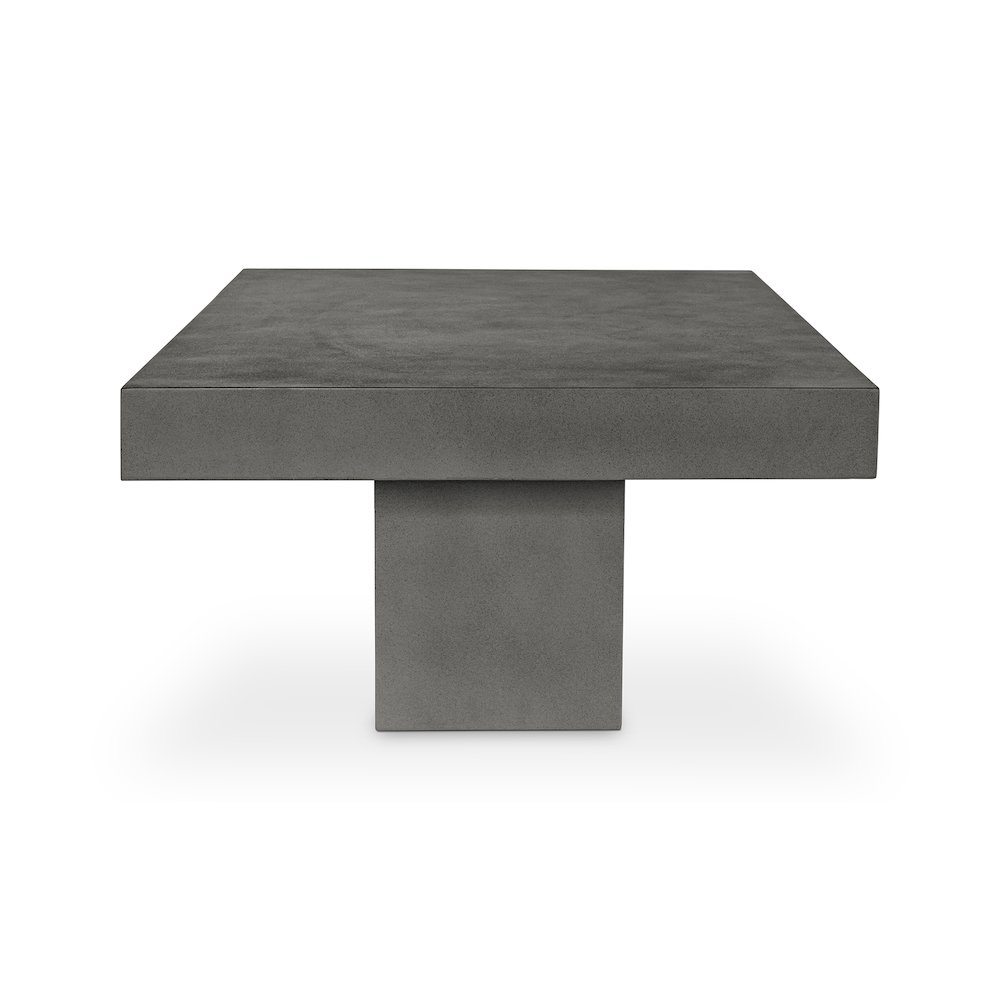 Maxima Outdoor Coffee Table Dark Grey. Picture 6