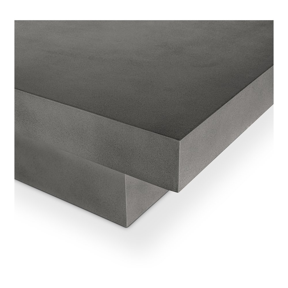 Maxima Outdoor Coffee Table Dark Grey. Picture 7