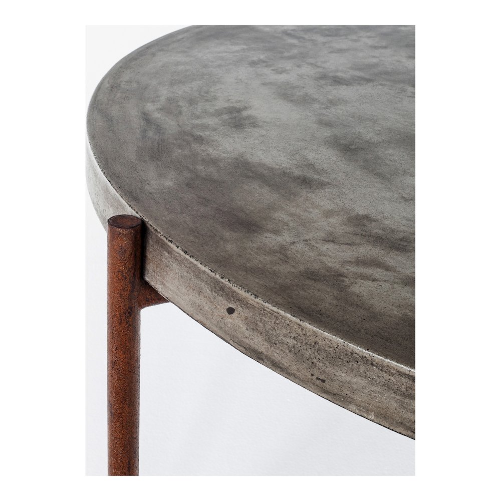 Mendez Outdoor Coffee Table Dark Grey. Picture 4
