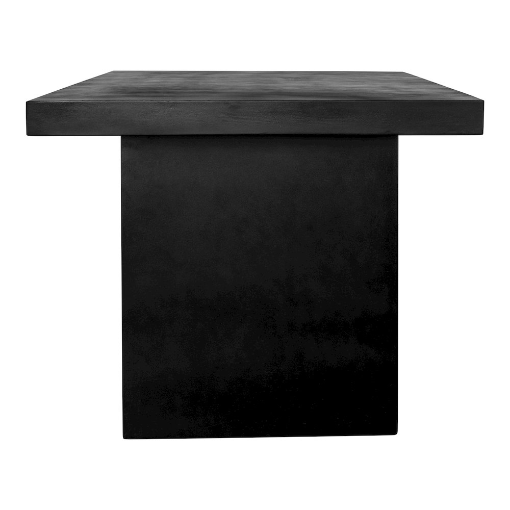 Aurelius 2 Outdoor Dining Table Black. Picture 5