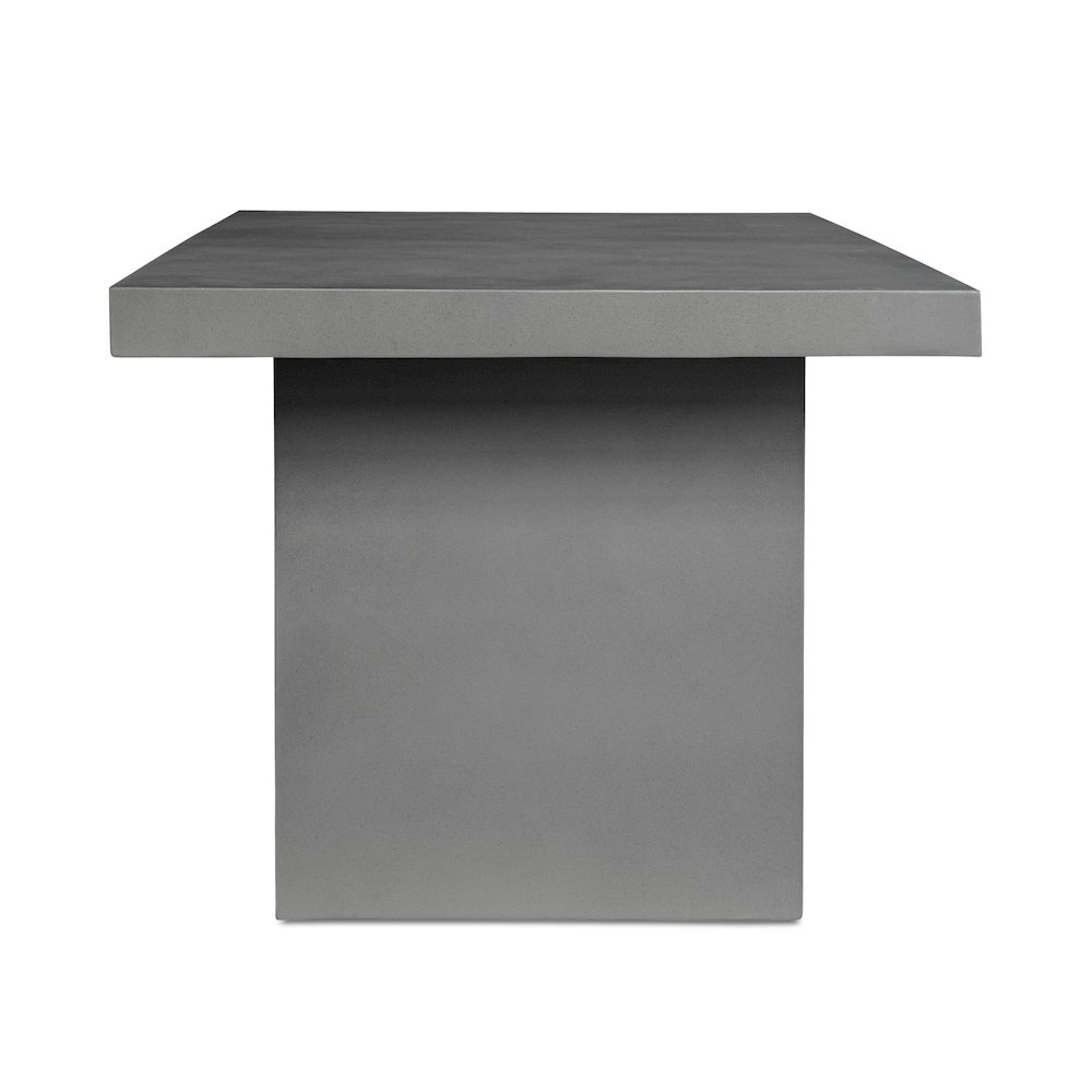 Aurelius 2 Outdoor Dining Table Dark Grey. Picture 6