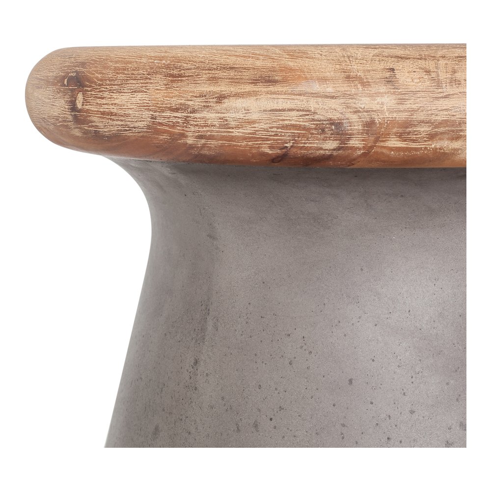Earthstar Outdoor Stool Dark Grey. Picture 6