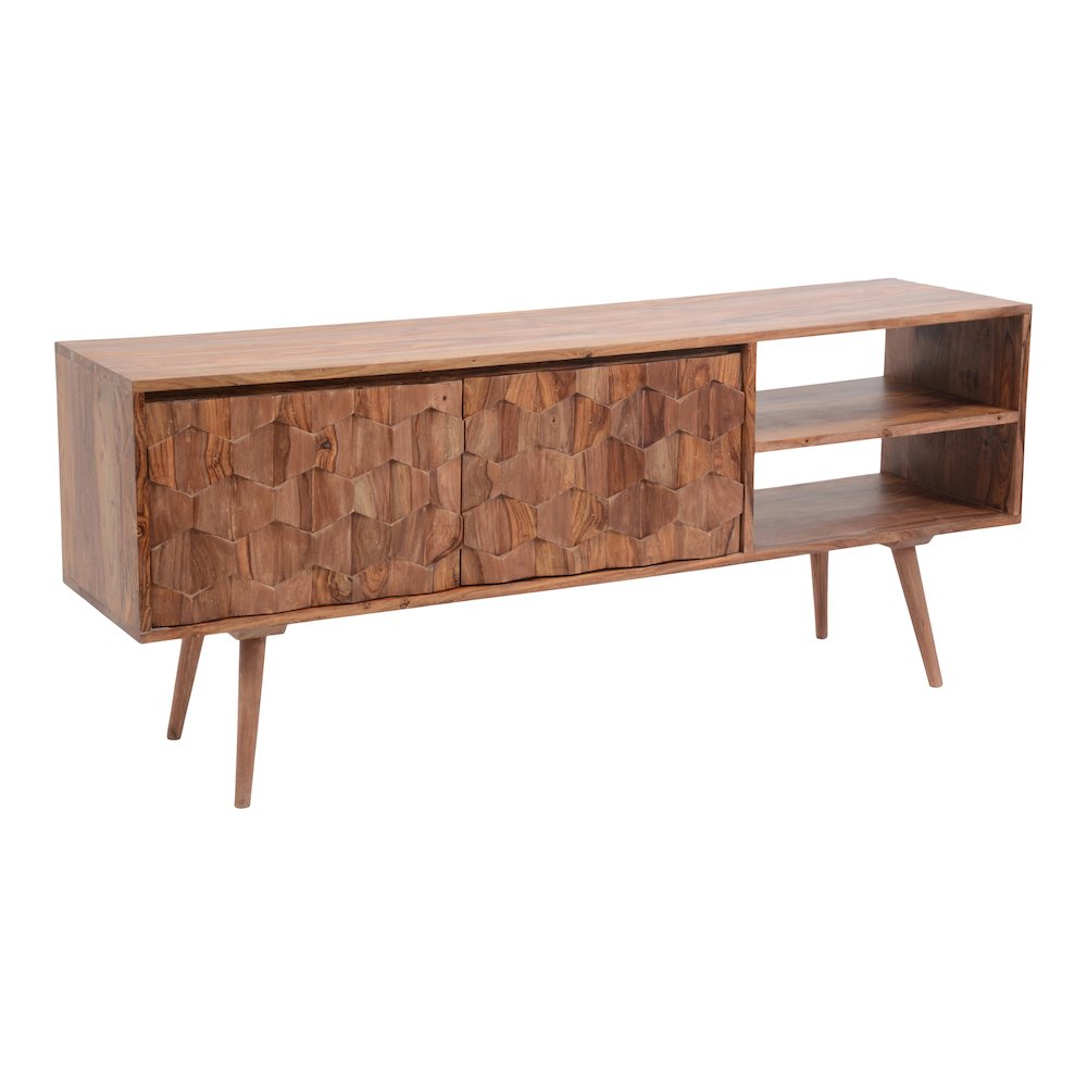 O2 TV Cabinet Natural. Picture 10