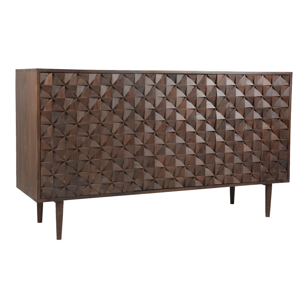 Pablo 3 Door Sideboard Dark Brown. Picture 9
