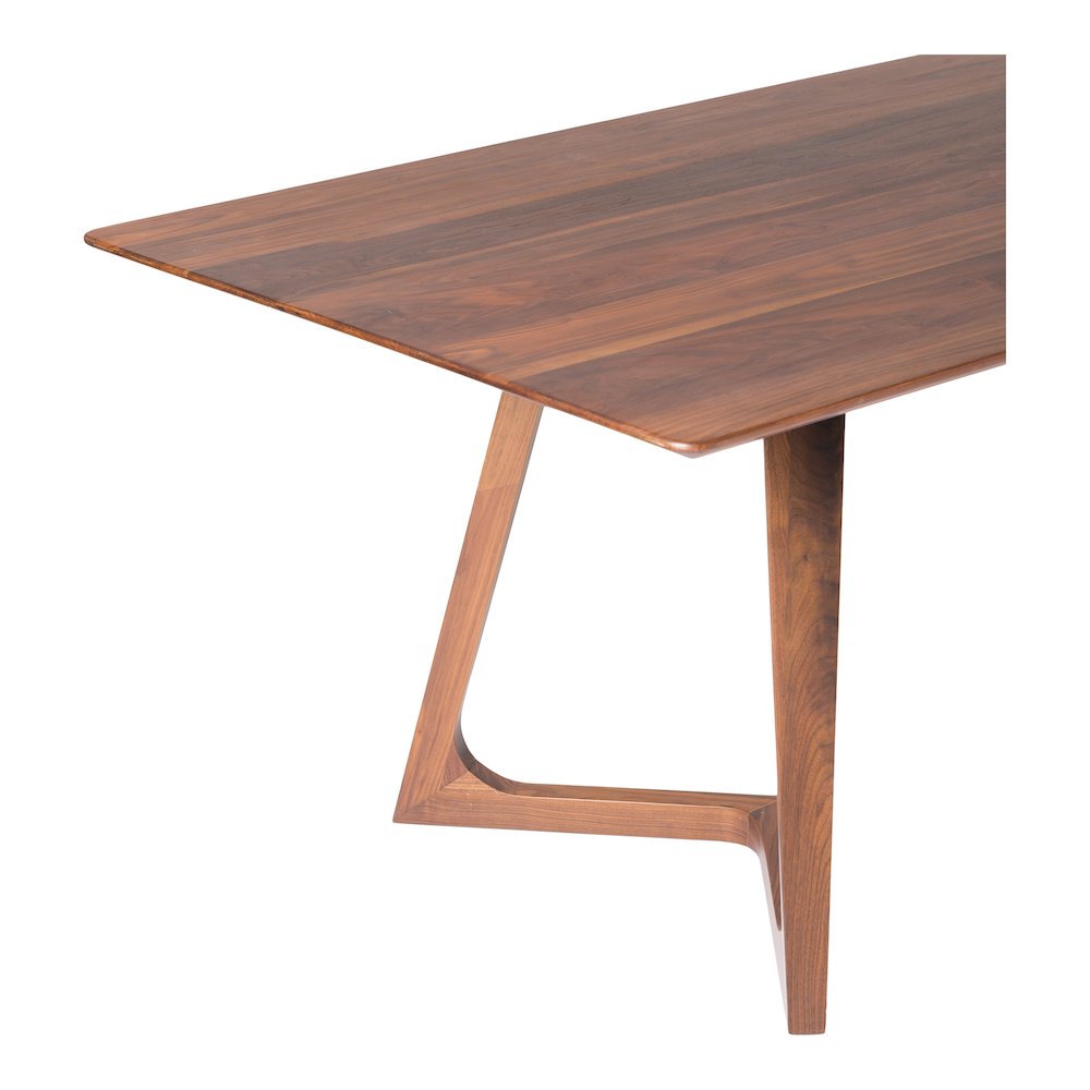 Godenza Rectangular Dining Table Brown. Picture 9