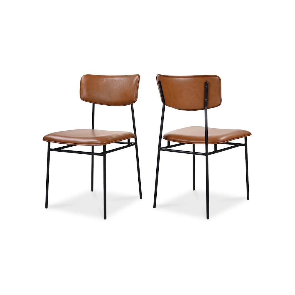 Sailor Dining Chair Brown - Set Of Two. Picture 8