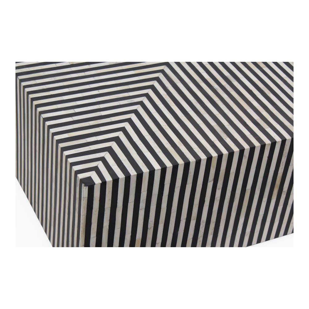 Terning Coffee Table Black and White. Picture 7