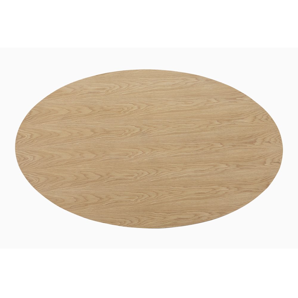 Otago Oval Dining Table Natural Oak. Picture 8