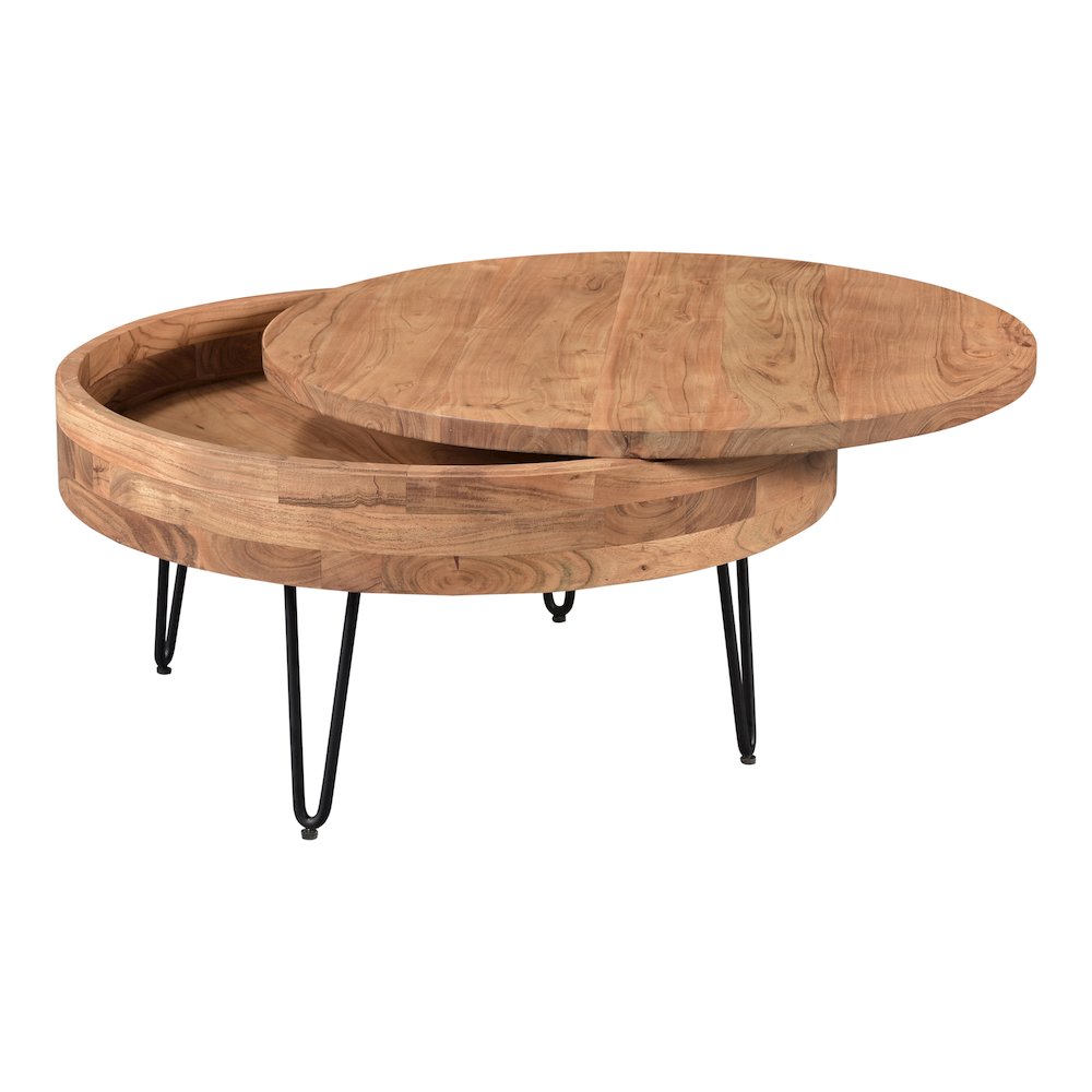 Privado Storage Coffee Table Natural. Picture 9