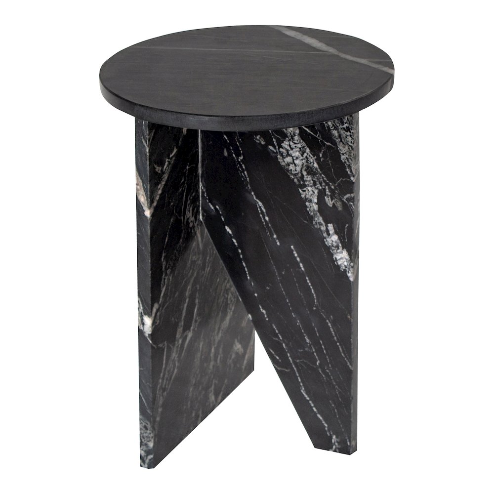 Grace Accent Table Black Marble. Picture 7