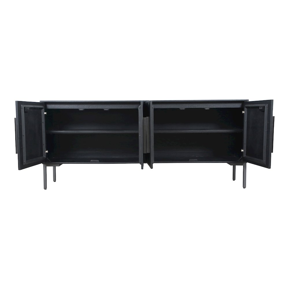 Fishbone Sideboard Black. Picture 6