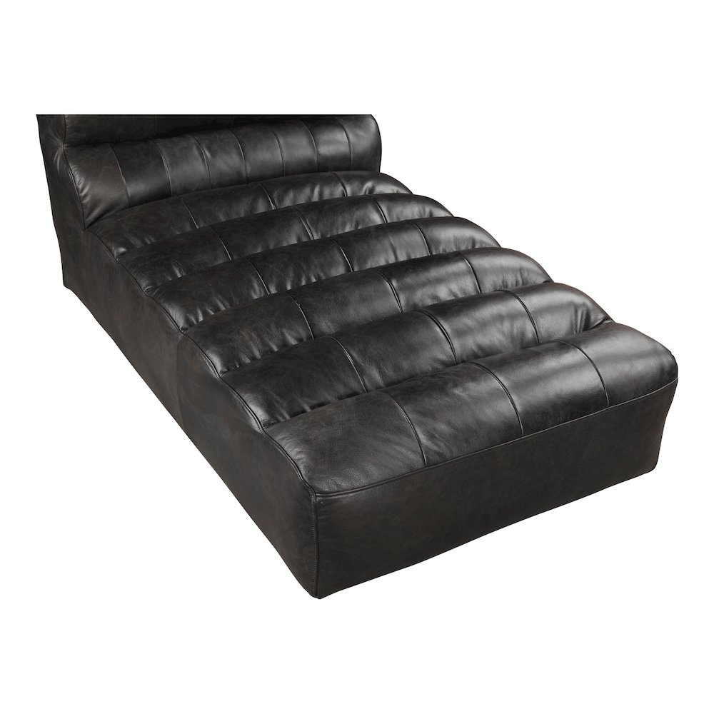 Ramsay Leather Chaise. Picture 7