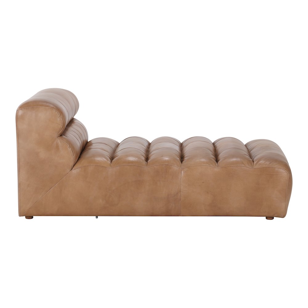 Ramsay Leather Chaise. Picture 7
