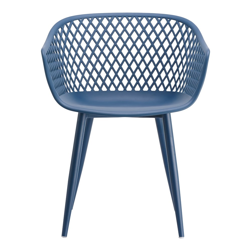 Piazza Outdoor Chair Blue - Set Of Two. Picture 10