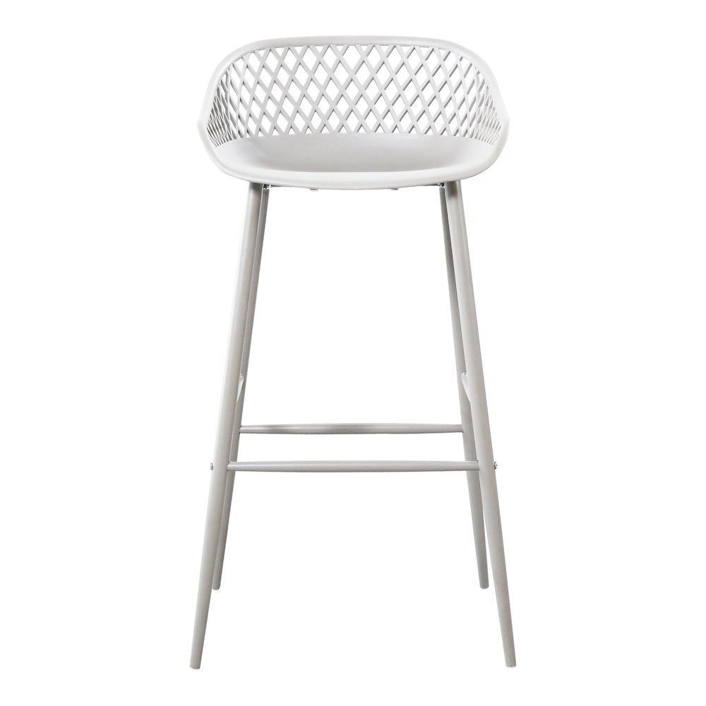 Piazza Outdoor Barstool White - Set Of Two. Picture 11