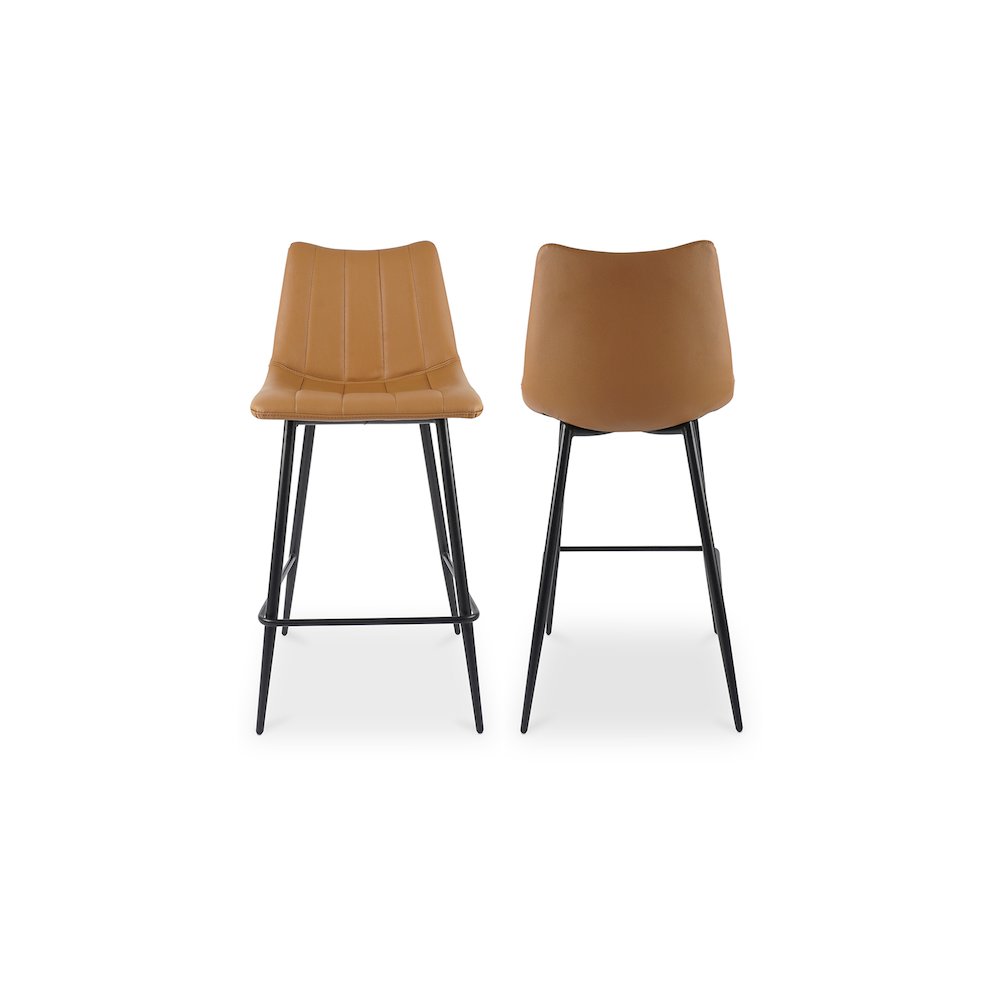 Alibi Counter Stool Tan - Set Of Two. Picture 10
