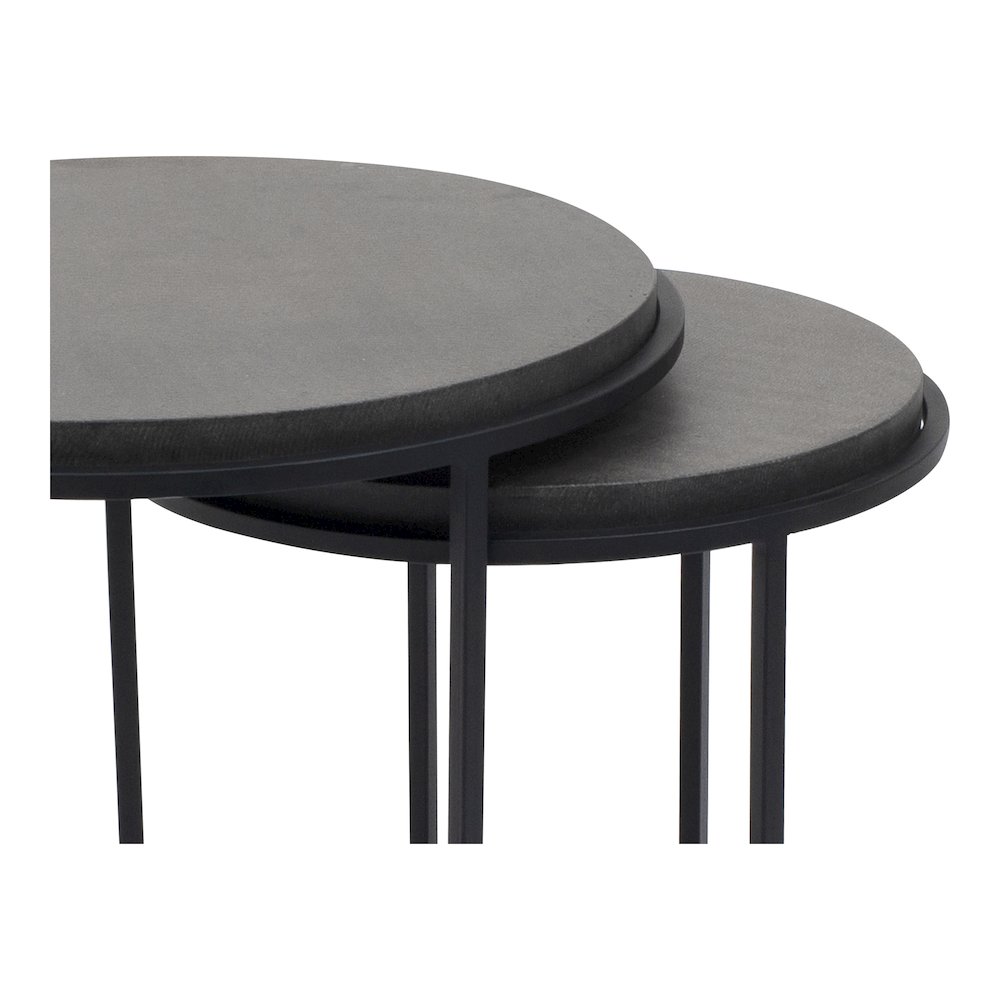 Roost Nesting Tables Black Set Of 2. Picture 8