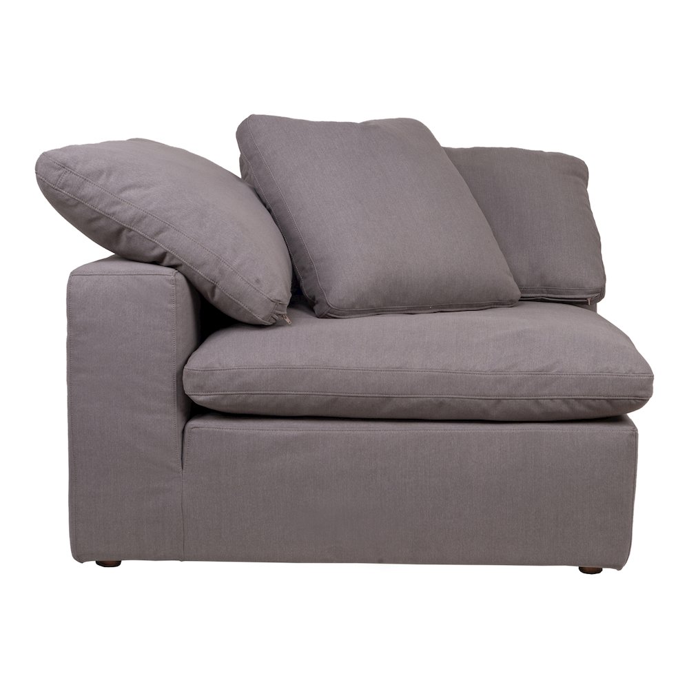 Clay Corner Chair Light Grey. Picture 11