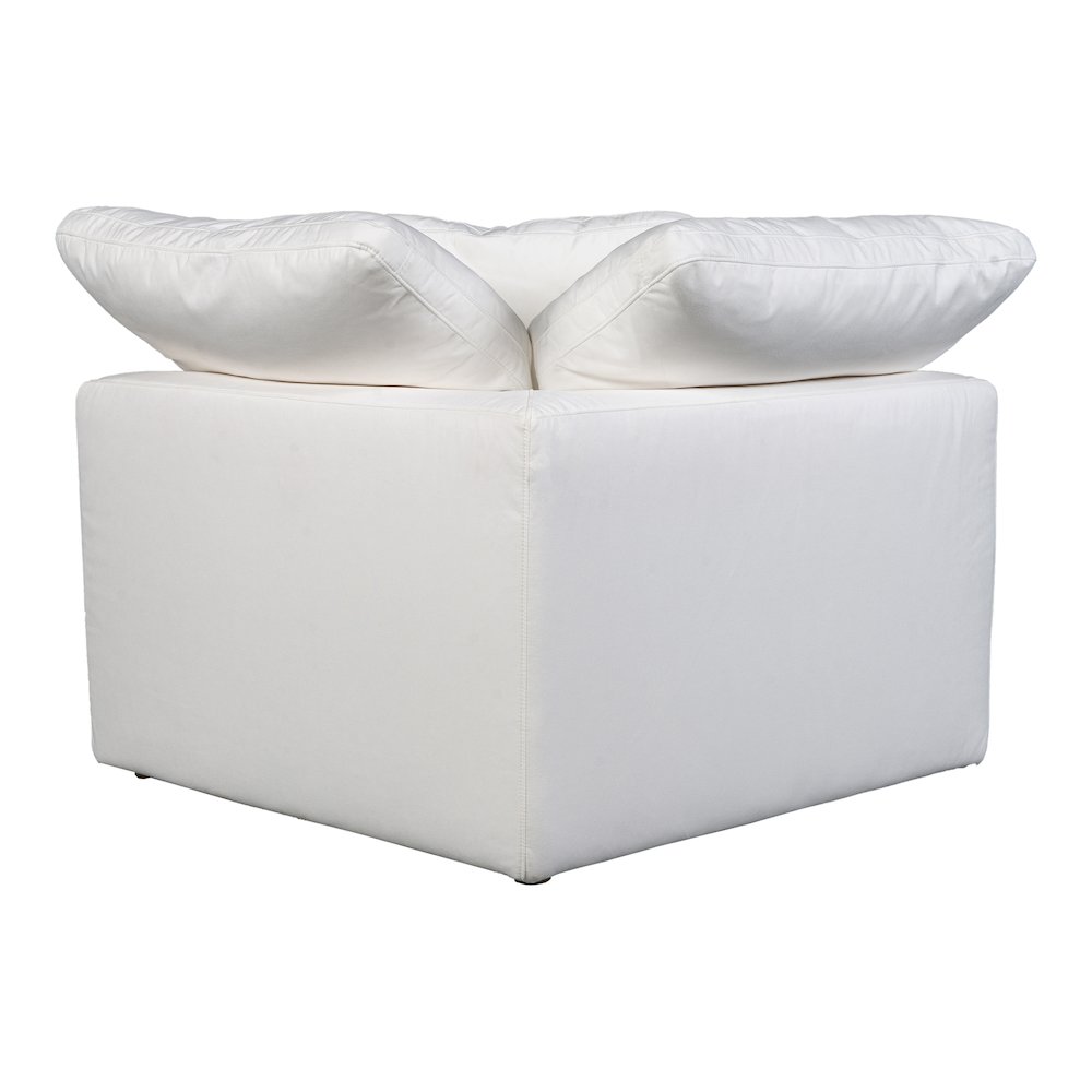 Terra Condo Corner Chair Cream White. Picture 8