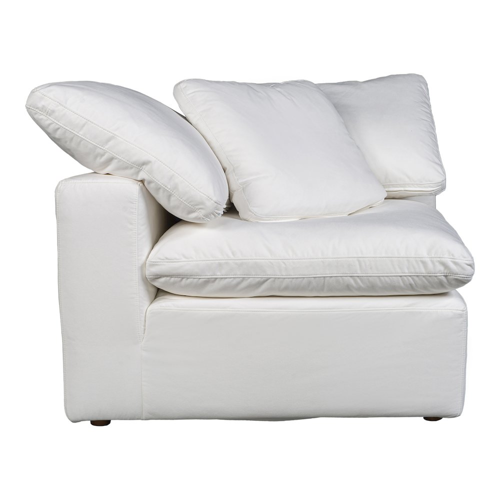 Terra Condo Corner Chair Cream White. Picture 9