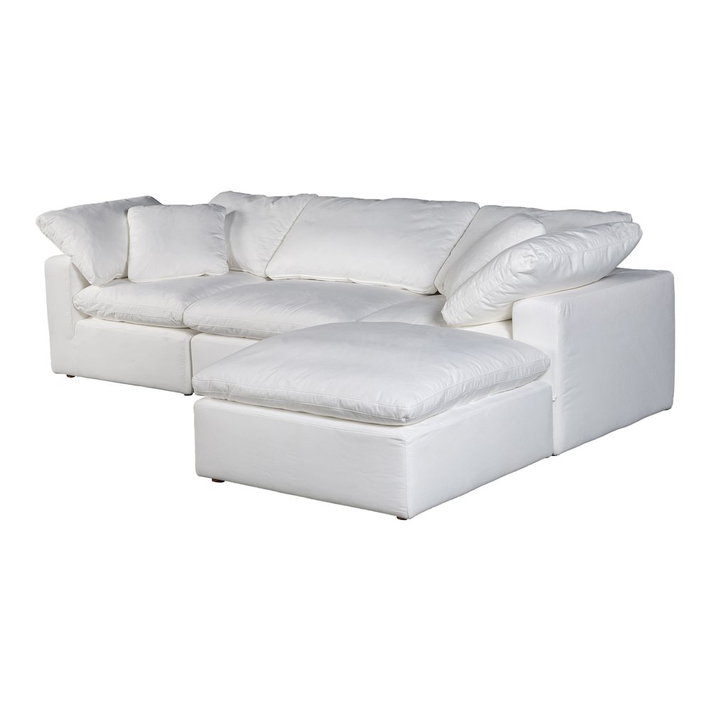 Terra Condo Lounge Modular Sectional Cream White. Picture 6