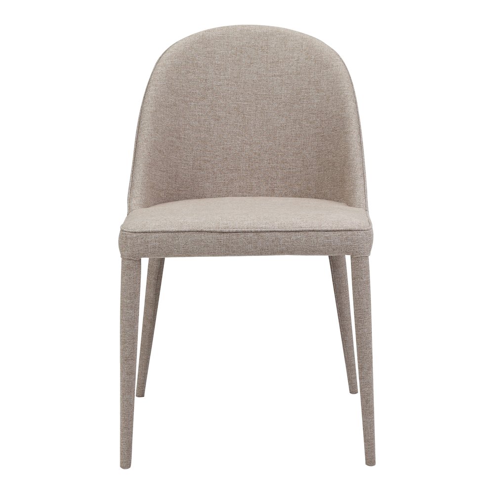 Burton Fabric Dining Chair Light Grey - Set Of Two. Picture 11